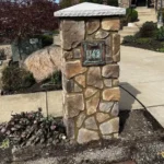 Stone Mailbox Installations